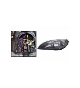 VOLVO V40 ÖN FAR ELEKTRİKLİ MOTORLU SİN.KABLOLU SOL 2012- 31283326