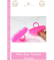 #SaçFırçası Saç Masaj Şampuan Uygulama Aracı Ergonomik Derinlemesine Temizlik Mini Saç Yıkama Fırças