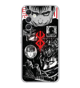 Samsung Galaxy A16 Uyumlu Berserk Anime Tasarımlı Şeffaf Telefon Kılıfı