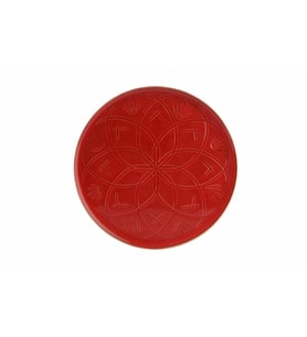 Porland Christina Kırmızı Düz Tabak 27cm (Karışık)