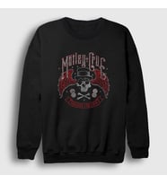 Presmono Unisex Siyah Fast Mötley Crüe Sweatshirt 167038tt