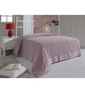 Romantik Gül Kurusu Havlu Pike Esra 160x220