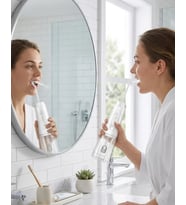 Kablosuz Ağız Duşu IPX7 Su Geçirmez 320 ml Hazneli Güçlü Su Basınçlı