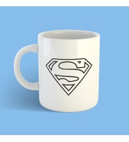 Superman Süper Baba Kupa