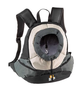Ferplast Kangoo Küçük Irk Köpek Sırt Çantası Gri