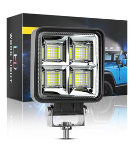 Off Road Geniş Açı 4 inç 64 Led İş Makinesi Kamyon Traktör Projektör Çalışma Sis Lambası