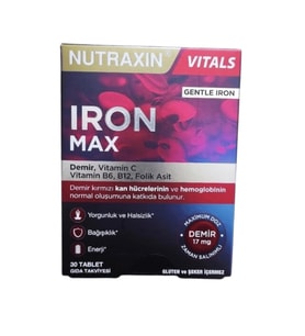 Nutraxin Iron Max 17 mg 30 Tablet