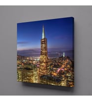KULE KANVAS TABLO 50x50cm (Karışık)