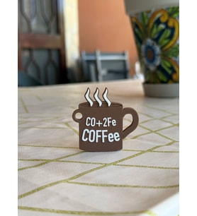 Co+2Fe Kahve Bardağı Figürlü Anahtarlık