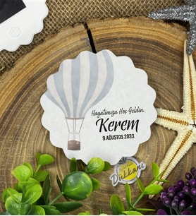 7cm Özel Baskılı Magnet Uv Baskılı - Mavi Balon