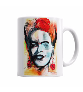 Frida Kahlo 2  Kupa Bardak Porselen
