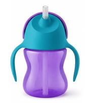 Desenli Pipetli Bardak 200 ml Kız