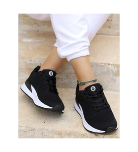 Lumberjack Connect Wmn 6Fx Kadın Sneaker Spor Ayakkabı Siyah