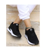 Lumberjack Connect Wmn 6Fx Kadın Sneaker Spor Ayakkabı Siyah