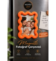 Magnetli Fotoğraflı Fotoğraf Çerçevesi / Magnet Çerçeve / Magnet / Fotograf Çerçevesi
