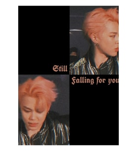 Jimin Bugün Değil Pembe Saç Tablo Ahşap Poster Dekoratif Kod6131
