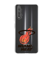 Huawei Honor 20 Uyumlu Kapak Miami Heat Tasarımlı Şeffaf Silikon Kılıf