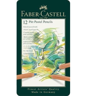 Faber-Castell Pitt Pastel Boya Kalemi, 12 Renk (Çok Renkli)