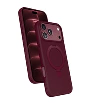 İphone Standlı Kapak - Bordo