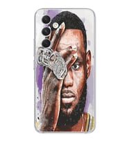 Samsung Galaxy A55 Uyumlu Lebron James Tasarımlı Şeffaf Telefon Kılıfı