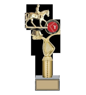ODAK KUPA - Figürlü Kupalar - At / Binici Figürlü Kupalar FG-015 C - 34 cm