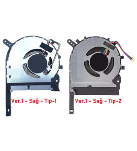 Asus FX766II ile Uyumlu Fan V1 (Sağ Fan) Tip1