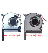 Asus FX766II ile Uyumlu Fan V1 (Sağ Fan) Tip1