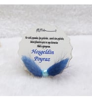 Hayaller Dükkanı 30 Adet Kuru Çiçekli Ahşap Buzdolabı Magnet Erkek Bebek