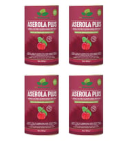 4 Adet Aserola Plus Acerola (Barbardos Kirazı) Ekstresi Içeren Karışık Bitki Tozu 150 Gr.