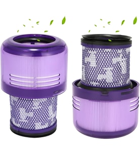 V12 için filtre, Dyson V12 Detect Slim Absolute Filter Total Clean Extra Fluffy Motorhead Complete Akku elektrikli süpürge için vakum filtresi yedek, yıkanabilir filtre Değiştirin No.971517-01