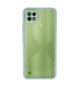 Realme C21 Kılıf Montreal Silikon Kapak - Turkuaz