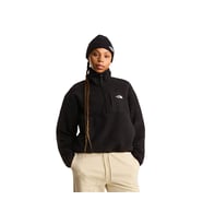 The North Face W YUMIORI OFF PEAK 1/2 ZIP JACKET Kadın Outdoor Çeyrek Fermuarlı Polar Üst NF0A8EV0JK31 Siyah