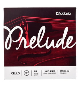D'Addario J1010 Prelude Çello Tel Seti (4/4)  Okul Orkestraları için İdeal Seçim Mükemmel Akort İstikrarı ve Parlak Tını