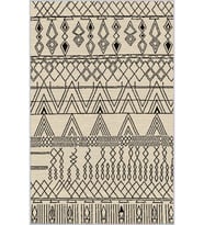 Eliana Home Baskılı, Yıkanabilir Kaymaz Taban Salon Halısı LNA0142-SD944 100x150 cm (Bej)