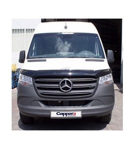 Mercedes Sprinter W907 Ön Kaput Koruyucu Rüzgarlık 4mm Parlak Siyah 2019 2020 2021 2022