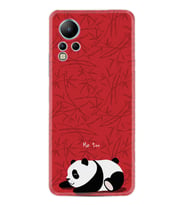 Infınix Note 12 Kılıf Resimli Desenli Silikon Platinium Series Sleeping Panda 1810