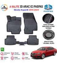 Skoda Super B 3D Paspas Havuzlu Pro 2015-2023 Arası