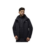 Jack Wolfskin Jasper 3In1 Jkt M Erkek Outdoor Montu A61858-635 Siyah