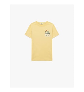 Koton Baskılı Turuncu Erkek Çocuk T-Shirt 6SKB10130TK