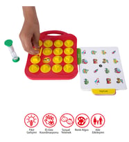 EspriToys Sarı-Kırmızı Smile Games Memory Match - Eğlenceli Hafıza Eşleştirme Oyunu