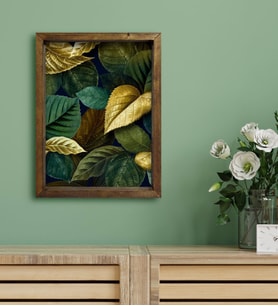 BK Gift Otel Odası Konseptli Doğal Masif Ahşap Çerçeveli Tablo 30x40cm-119