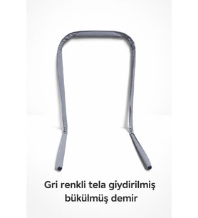 Yatella Yeni Nesil Yatak Bariyeri 180 cm Gri Yıldız - Telalı