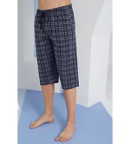 Erkek Ince Tek Alt Çok Rahat Pamuk Şort Pijama (Gri)