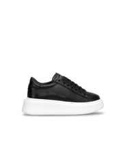 Lufian 121230109 Grace Kadın Hakiki Deri Klasik Sneaker Siyah