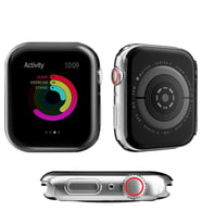 Blogy Apple Watch ile Uyumlu Slim Fit Kılıf 40mm (Şeffaf)