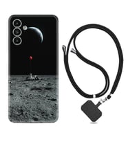 Samsung A23 A31 A32 A50 A51 A52 A53 A70 Kılıf Boyun Askılı Silikon Astronoot Red Baloon 1608