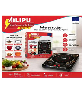 Ailipu Genel Markalar Ailipu/alipu 3500 Watt Tüm Tencerelere Uyumlu Ocak