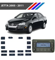 VW Jetta MK5 Radyo CD Çalar Tuş Takımı 16 Parçalı 2005 - 2011