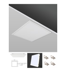 Gömme Led Armatur, Alçıpen Tavan 60x60 Led Panel, Sıva Üstü 60watt Led Panel, Beyaz Işık 6500k-beyaz