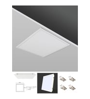 Gömme Led Armatur, Alçıpen Tavan 60x60 Led Panel, Sıva Üstü 60watt Led Panel, Beyaz Işık 6500k-beyaz